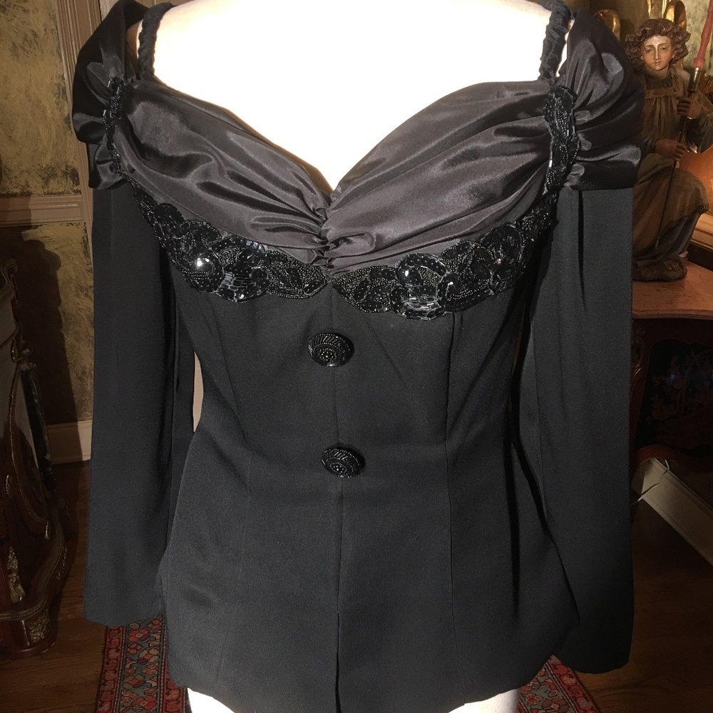 OFF THE SHOULDER SEXY BEADED TOP